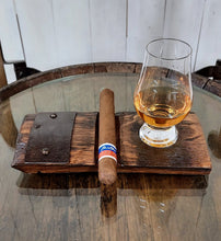 Load image into Gallery viewer, Glencairn Whiskey Glass and Cigar Coaster with props
