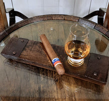 Load image into Gallery viewer, Glencairn Whiskey Glass and Diagonal Cigar Coaster with props
